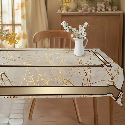 ✨🍽️Wasserdichte Tischdecke mit Marmor-Optik
