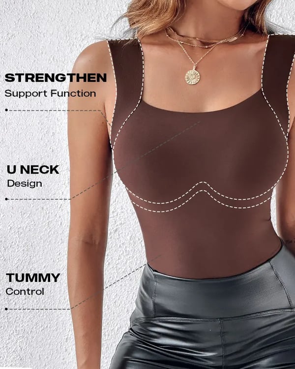 ✨👚 Damen Thermo-Tanktop mit integriertem BH – Warm + Dehnbare Passform + 3 Farben! ✨