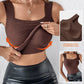 ✨👚 Damen Thermo-Tanktop mit integriertem BH – Warm + Dehnbare Passform + 3 Farben! ✨