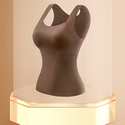 ✨👚 Damen Thermo-Tanktop mit integriertem BH – Warm + Dehnbare Passform + 3 Farben! ✨