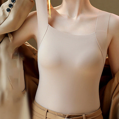 ✨👚 Damen Thermo-Tanktop mit integriertem BH – Warm + Dehnbare Passform + 3 Farben! ✨