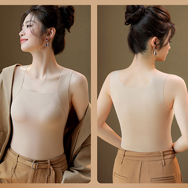 ✨👚 Damen Thermo-Tanktop mit integriertem BH – Warm + Dehnbare Passform + 3 Farben! ✨