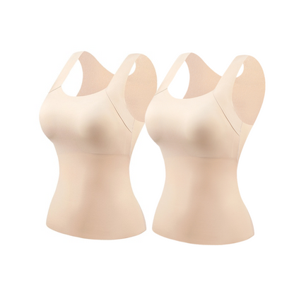 ✨👚 Damen Thermo-Tanktop mit integriertem BH – Warm + Dehnbare Passform + 3 Farben! ✨