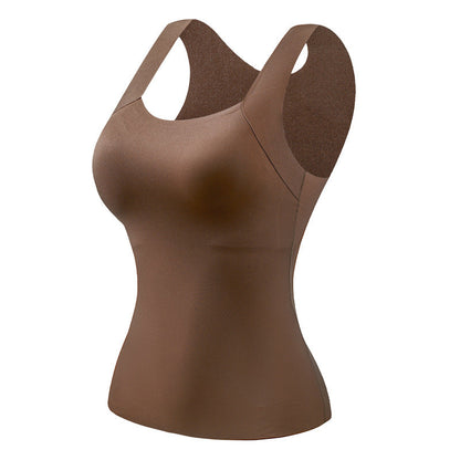 ✨👚 Damen Thermo-Tanktop mit integriertem BH – Warm + Dehnbare Passform + 3 Farben! ✨