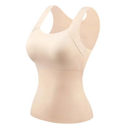 ✨👚 Damen Thermo-Tanktop mit integriertem BH – Warm + Dehnbare Passform + 3 Farben! ✨