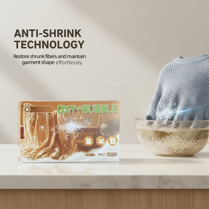 Anti-Schrumpf Pullover-Tabletten – Schützt die Form, Macht Weich & Farbschonend 🧺