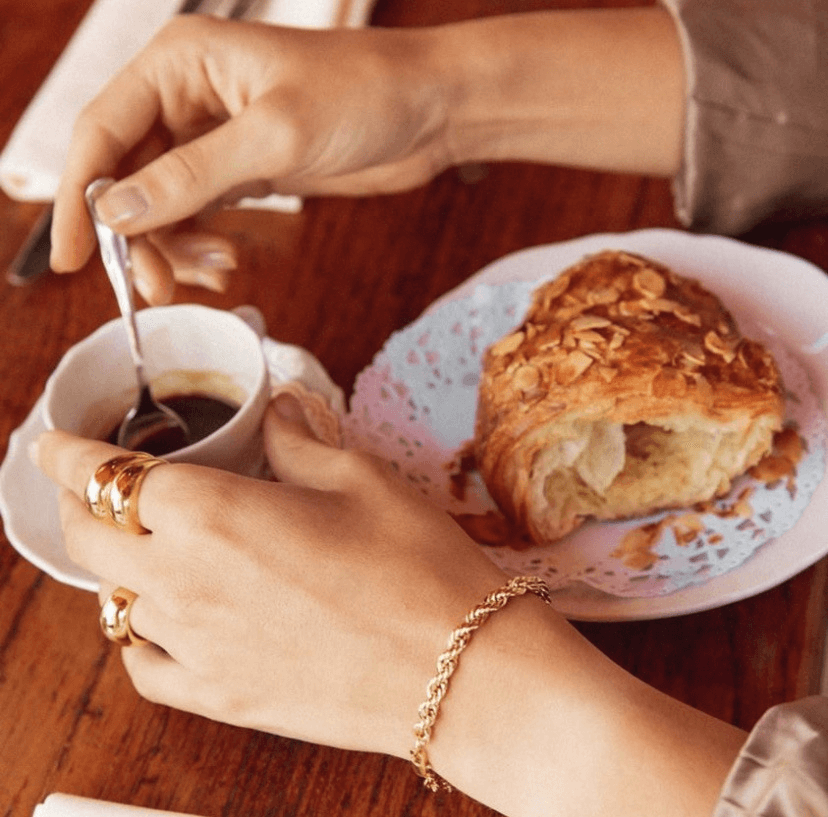 ✨💛Layered Gold Twist Rope Necklace