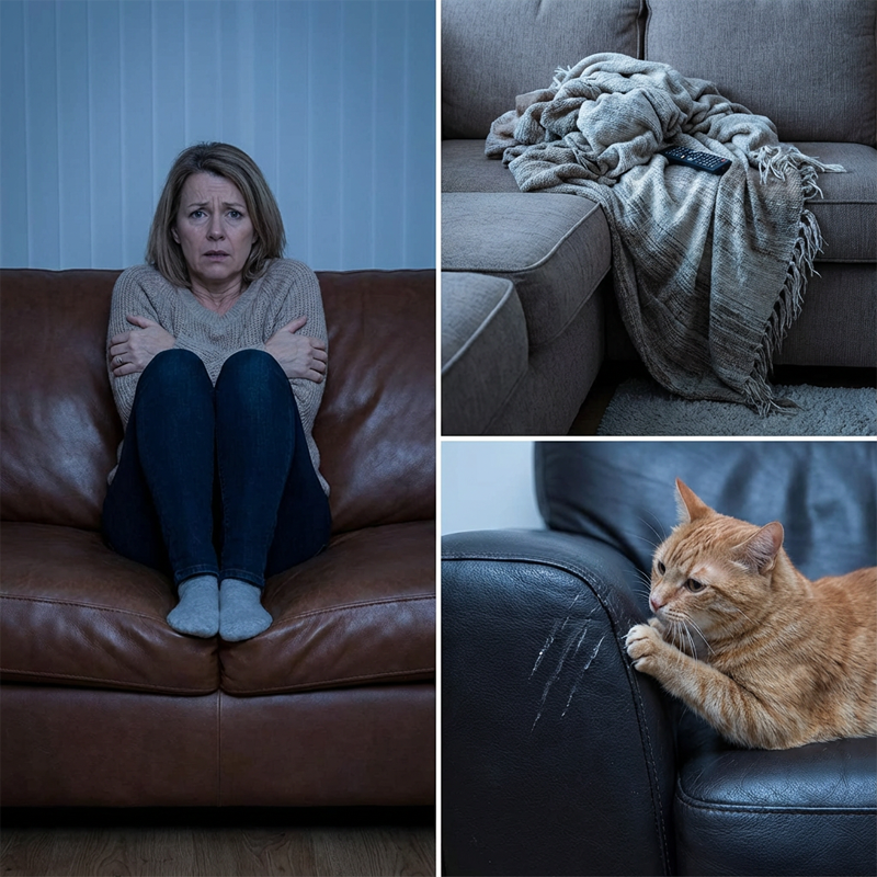 ☁️🏠Gestepptes Cord-Sofa-Kissen mit rutschfester Unterseite