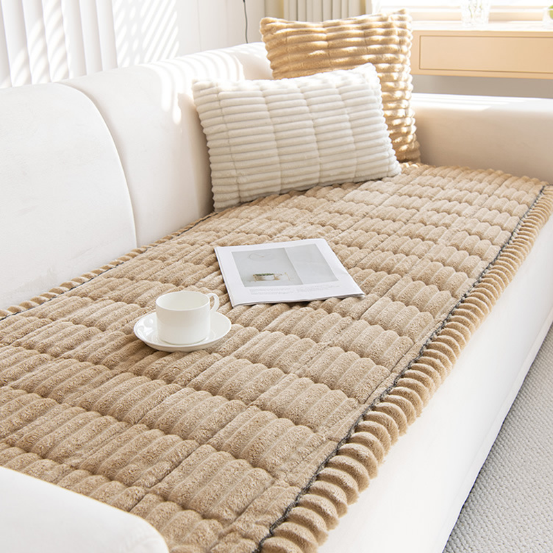 ☁️🏠Gestepptes Cord-Sofa-Kissen mit rutschfester Unterseite