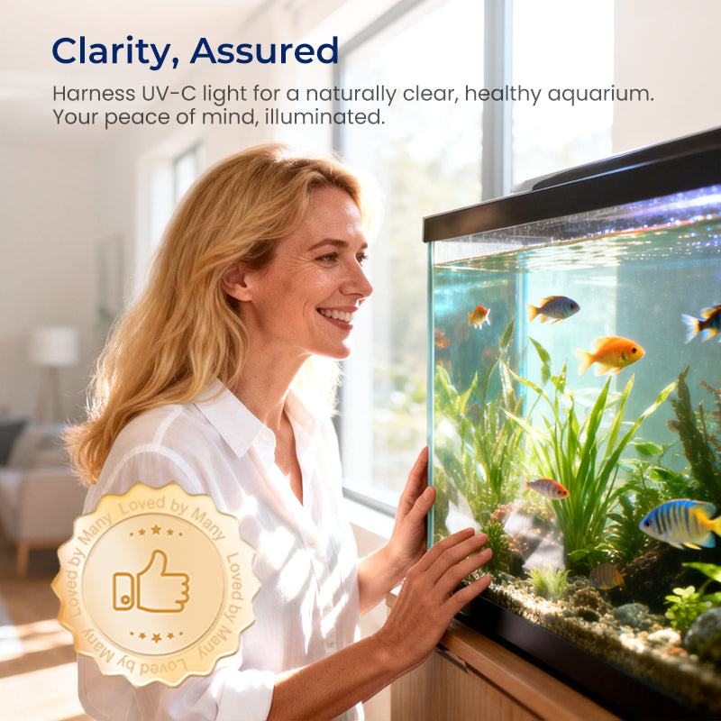 Tauchbare UV-Sterilisatorlampe mit Timer für Aquarien