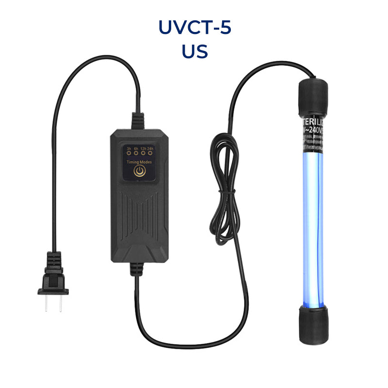 Tauchbare UV-Sterilisatorlampe mit Timer für Aquarien