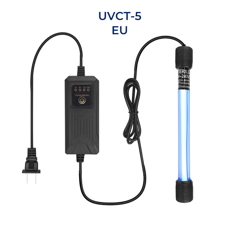 Tauchbare UV-Sterilisatorlampe mit Timer für Aquarien