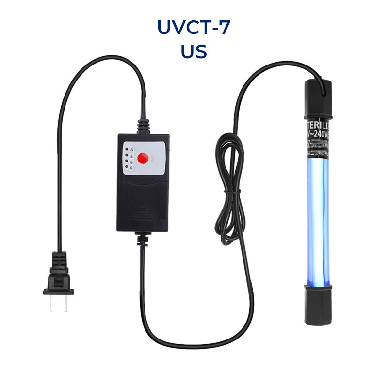 Tauchbare UV-Sterilisatorlampe mit Timer für Aquarien
