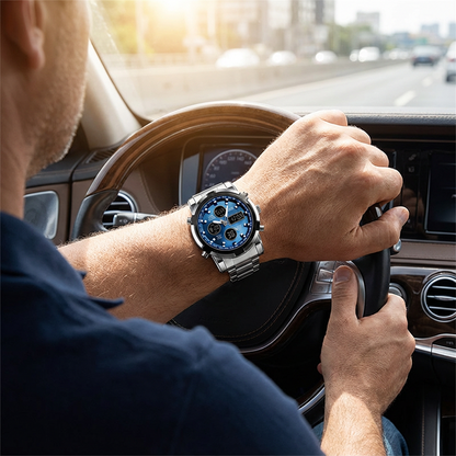 ⌚💧Men's Waterproof Military Analog-Digital Watches