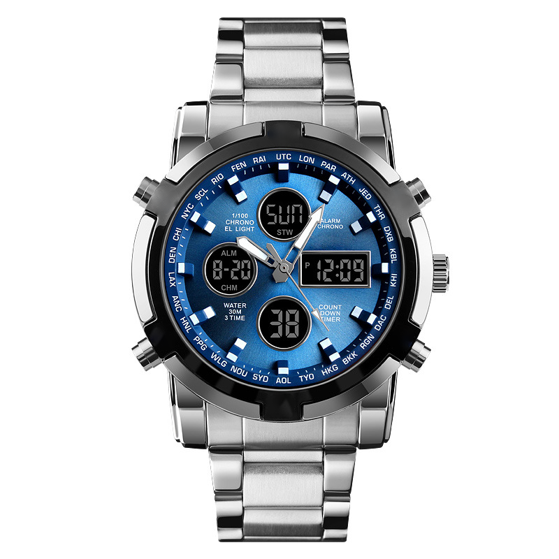 ⌚💧Men's Waterproof Military Analog-Digital Watches