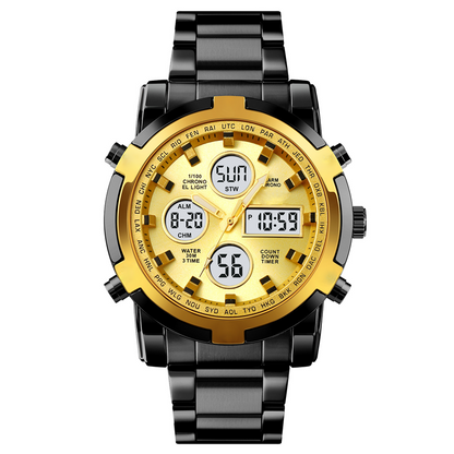 ⌚💧Men's Waterproof Military Analog-Digital Watches