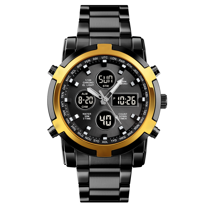 ⌚💧Men's Waterproof Military Analog-Digital Watches