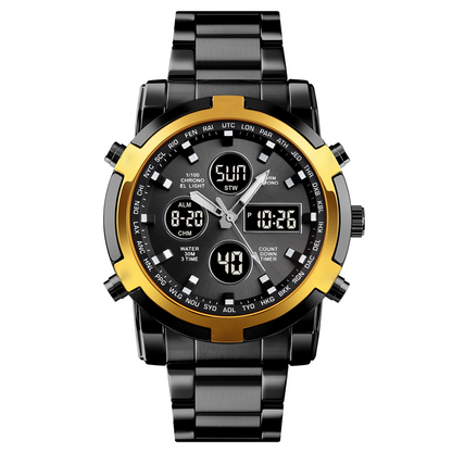 ⌚💧Men's Waterproof Military Analog-Digital Watches