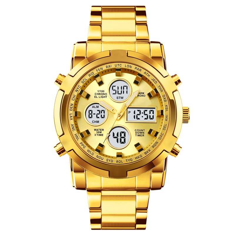 ⌚💧Men's Waterproof Military Analog-Digital Watches