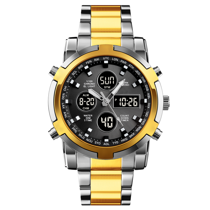 ⌚💧Men's Waterproof Military Analog-Digital Watches
