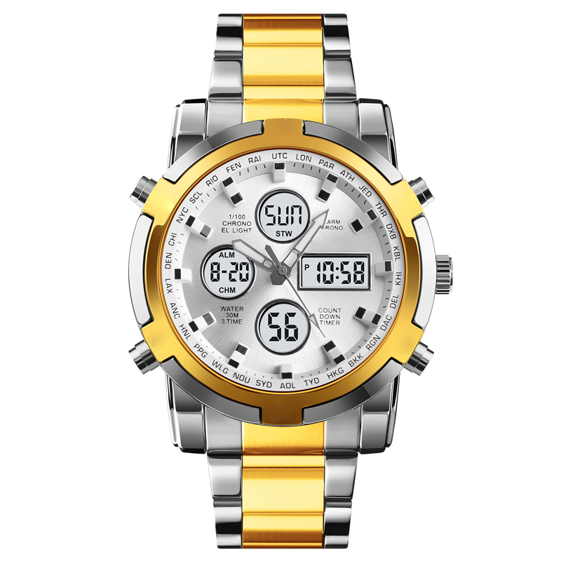 ⌚💧Men's Waterproof Military Analog-Digital Watches