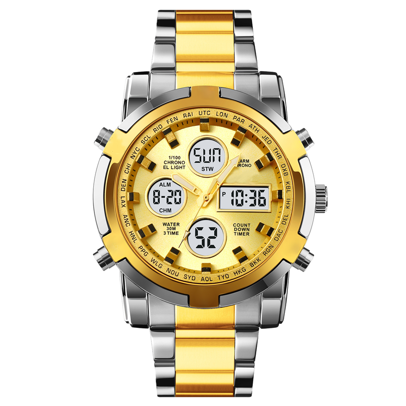 ⌚💧Men's Waterproof Military Analog-Digital Watches
