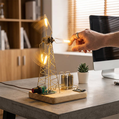 DIY Retro-Windmühlen-Nachtlicht-Set