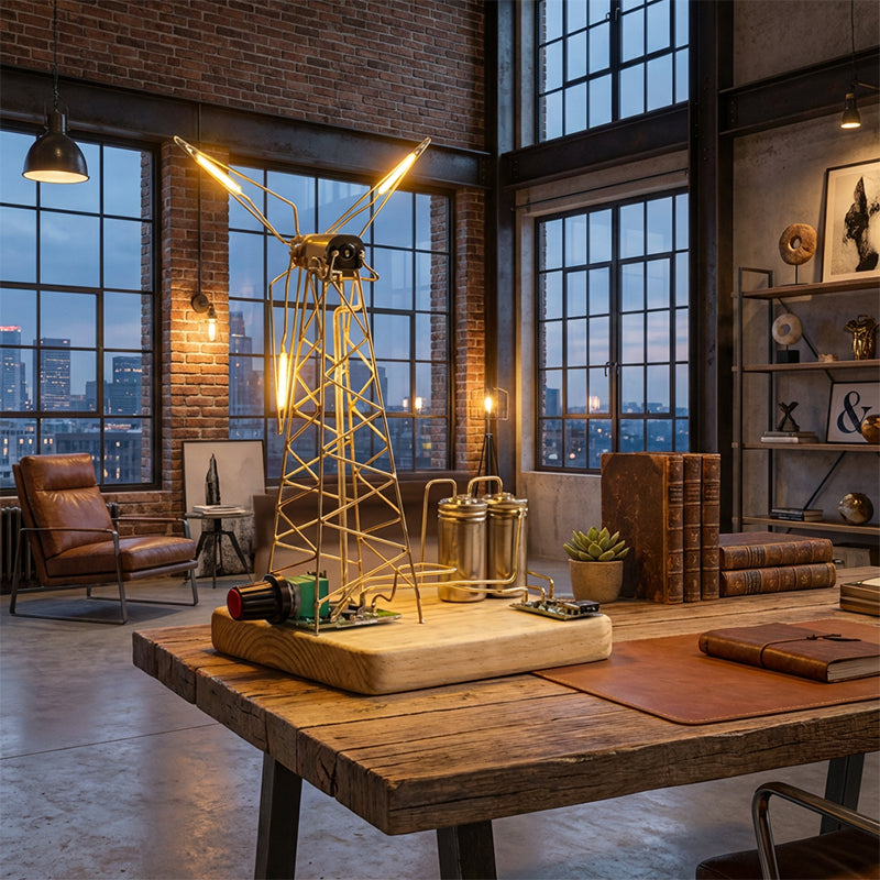 DIY Retro-Windmühlen-Nachtlicht-Set