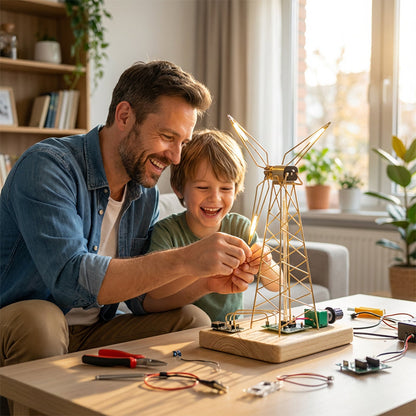 DIY Retro-Windmühlen-Nachtlicht-Set