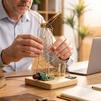 DIY Retro-Windmühlen-Nachtlicht-Set