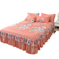🌙3-teiliger Rüschenbettrock – Eleganter Fall & einfaches Wechseln | Romantisches Schlafengehen 🛏️🌹