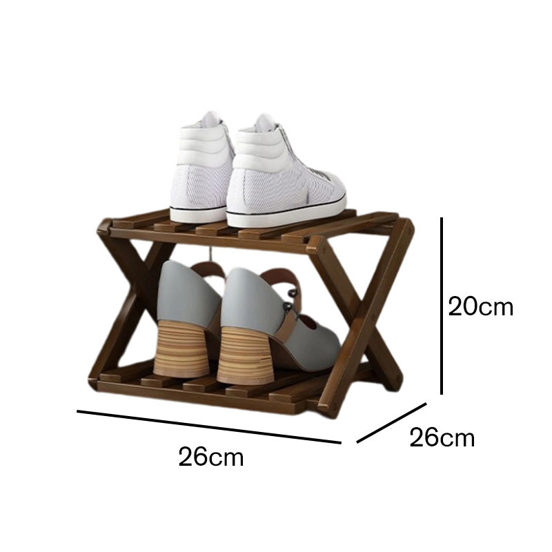 💘 Valentinstagsangebot: 50% Rabatt!👟 Langlebiges zusammenklappbares Bambus-Schuhregal – Mehrstufig & platzsparend!