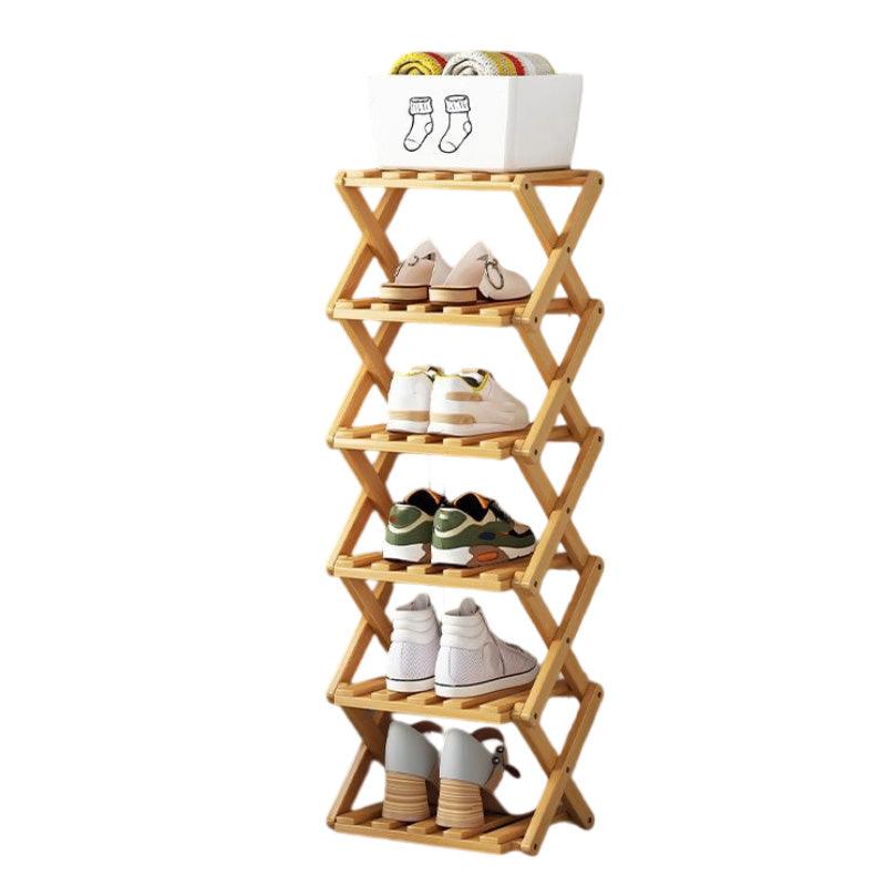 💘 Valentinstagsangebot: 50% Rabatt!👟 Langlebiges zusammenklappbares Bambus-Schuhregal – Mehrstufig & platzsparend!