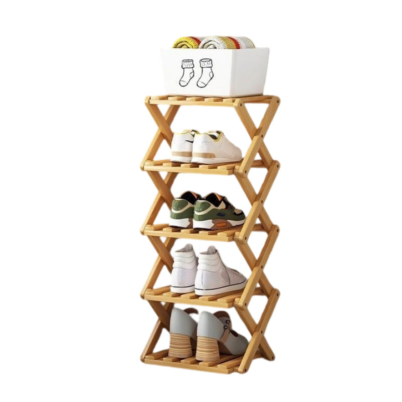 💘 Valentinstagsangebot: 50% Rabatt!👟 Langlebiges zusammenklappbares Bambus-Schuhregal – Mehrstufig & platzsparend!