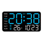 📢📢48 % RABATT !! ⏰Multifunktionale dekorative LED-Digital-Wanduhr，Die grenzenlose Digitaluhr für das moderne norwegische Zuhause