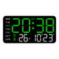 📢📢48 % RABATT !! ⏰Multifunktionale dekorative LED-Digital-Wanduhr，Die grenzenlose Digitaluhr für das moderne norwegische Zuhause