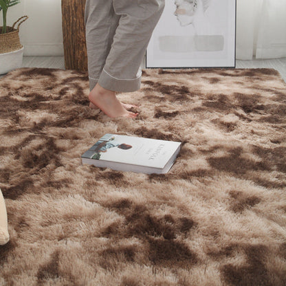 🏠✨Farbverlauf Plüsch Bodenmatte