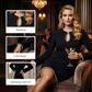 ✨🔥Kurzes Sheath-Kleid für Frauen mit Kunstperlenbesatz und Schlüssellochausschnitt👚