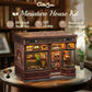 🎄📚Weihnachts-DIY-Buch-Kit, Miniatur-Puppenhaus mit LED-Licht, Staubschutzhülle, Geschenkidee für Erwachsene, Black Friday Home Decor, perfektes Weihnachtsgeschenk