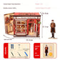 🎄📚Weihnachts-DIY-Buch-Kit, Miniatur-Puppenhaus mit LED-Licht, Staubschutzhülle, Geschenkidee für Erwachsene, Black Friday Home Decor, perfektes Weihnachtsgeschenk