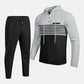 Herren-Trainingsanzug mit Kapuze und Farbblock-Design 👖