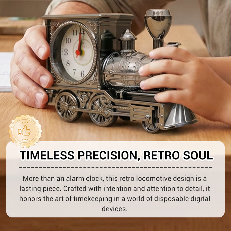 🚂Retro-Lokomotive-Modell-Wecker🛏️Träumen Sie wie in Kindertagen!
