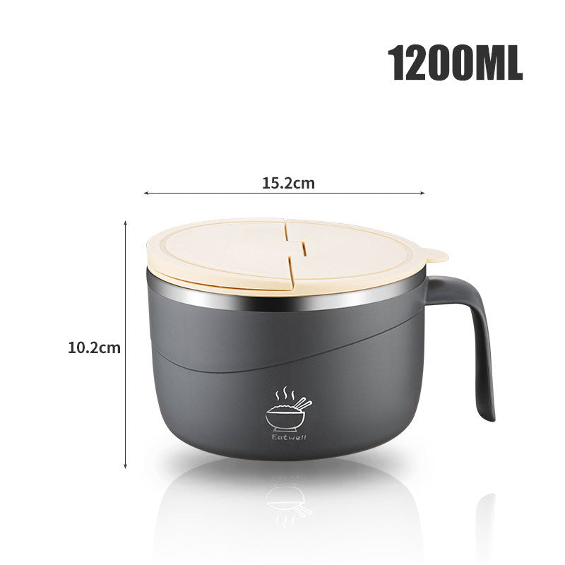 🔥304 Edelstahl isolierte Ramen-Schüssel