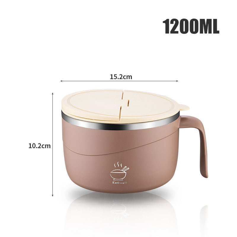 🔥304 Edelstahl isolierte Ramen-Schüssel