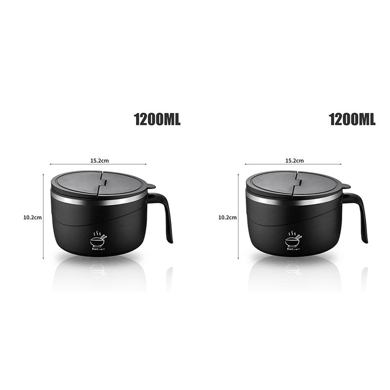 🔥304 Edelstahl isolierte Ramen-Schüssel