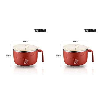 🔥304 Edelstahl isolierte Ramen-Schüssel