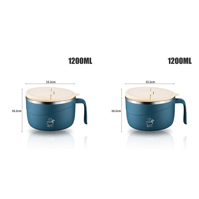 🔥304 Edelstahl isolierte Ramen-Schüssel