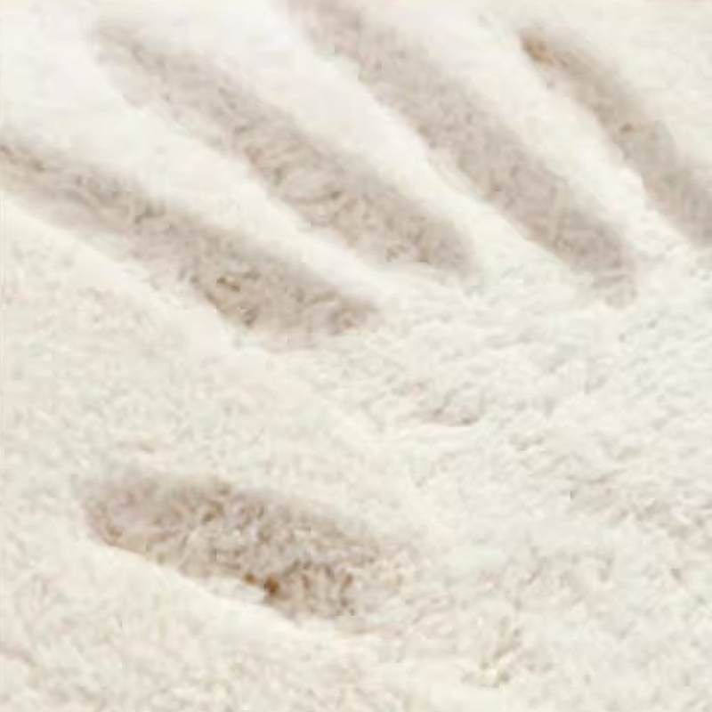 Teppich mit weicher Blumenmusterung für den Boden