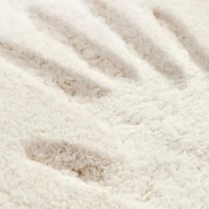 Teppich mit weicher Blumenmusterung für den Boden