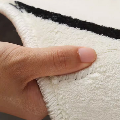 Teppich mit weicher Blumenmusterung für den Boden